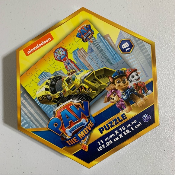 PAW Patrol The Movie Rubble 48-Piece Puzzle-NIB - Picture 4 of 8